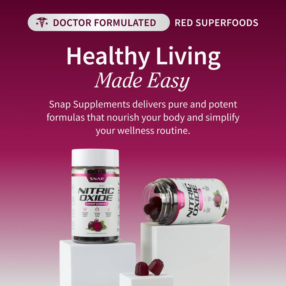 Nitric Oxide Gummies - Buy 1, Get 1 50% Off (Cherry Flavor)