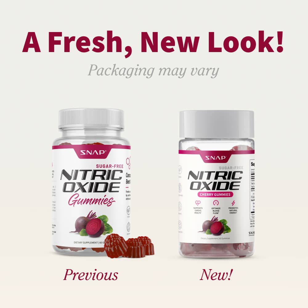 Nitric Oxide Gummies - Cherry Flavor - Buy 3 Get 2 FREE!