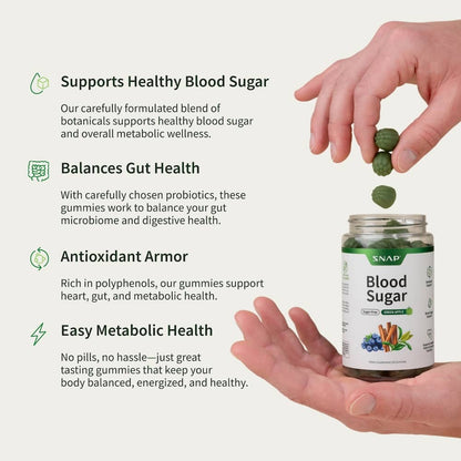 Blood Sugar Gummies (Green Apple Flavor)