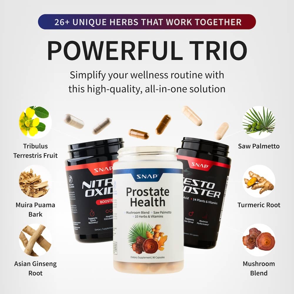 Ultimate Men's Trio - Big Boy Bundle (90ct Bottles)