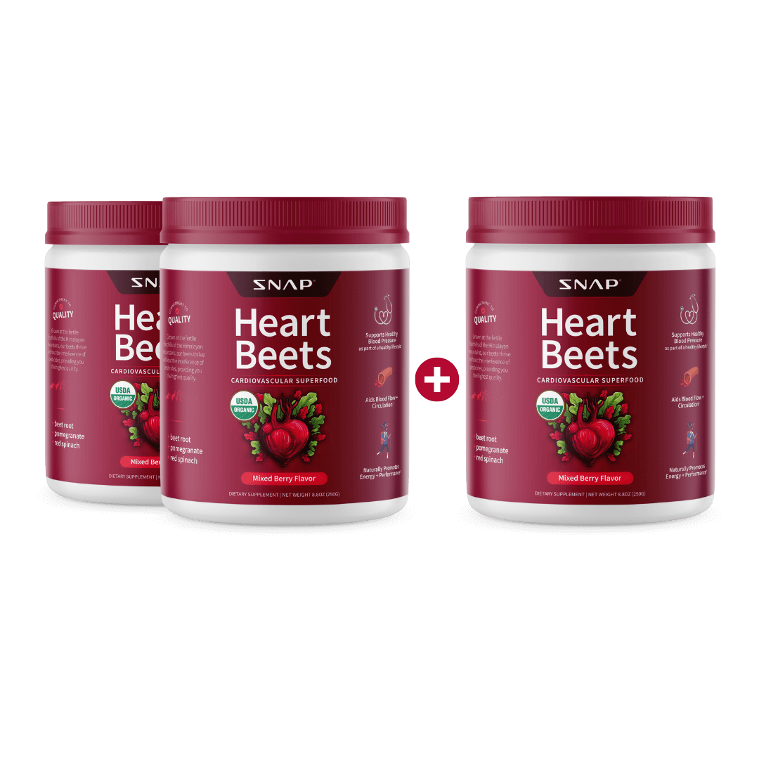 Organic Heart Beets - Cardiovascular Superfood - Buy 2, Get 1 FREE!