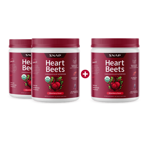 Organic Heart Beets - Cardiovascular Superfood - Buy 2, Get 1 FREE!