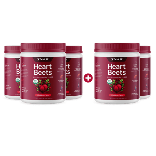 Organic Heart Beets - Cardiovascular Superfood - Buy 3, Get 2 FREE!