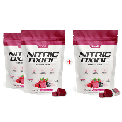 Nitric Oxide Beet Soft Chews - Buy 2, Get 1 Free!