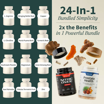Prostate Health + Nitric Oxide - Buy 2, Get 1 FREE!