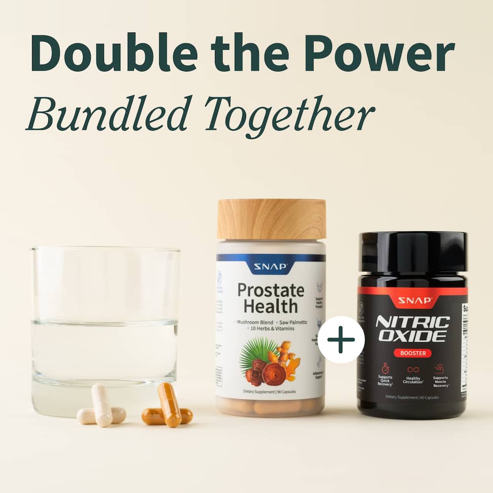 Prostate Health + Nitric Oxide - Buy 2, Get 1 FREE!
