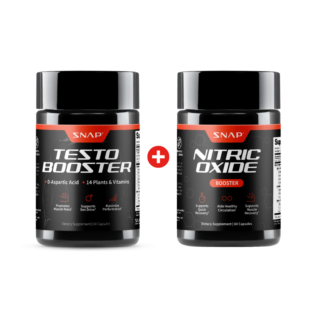 Testo Booster + Nitric Oxide Booster BOGO