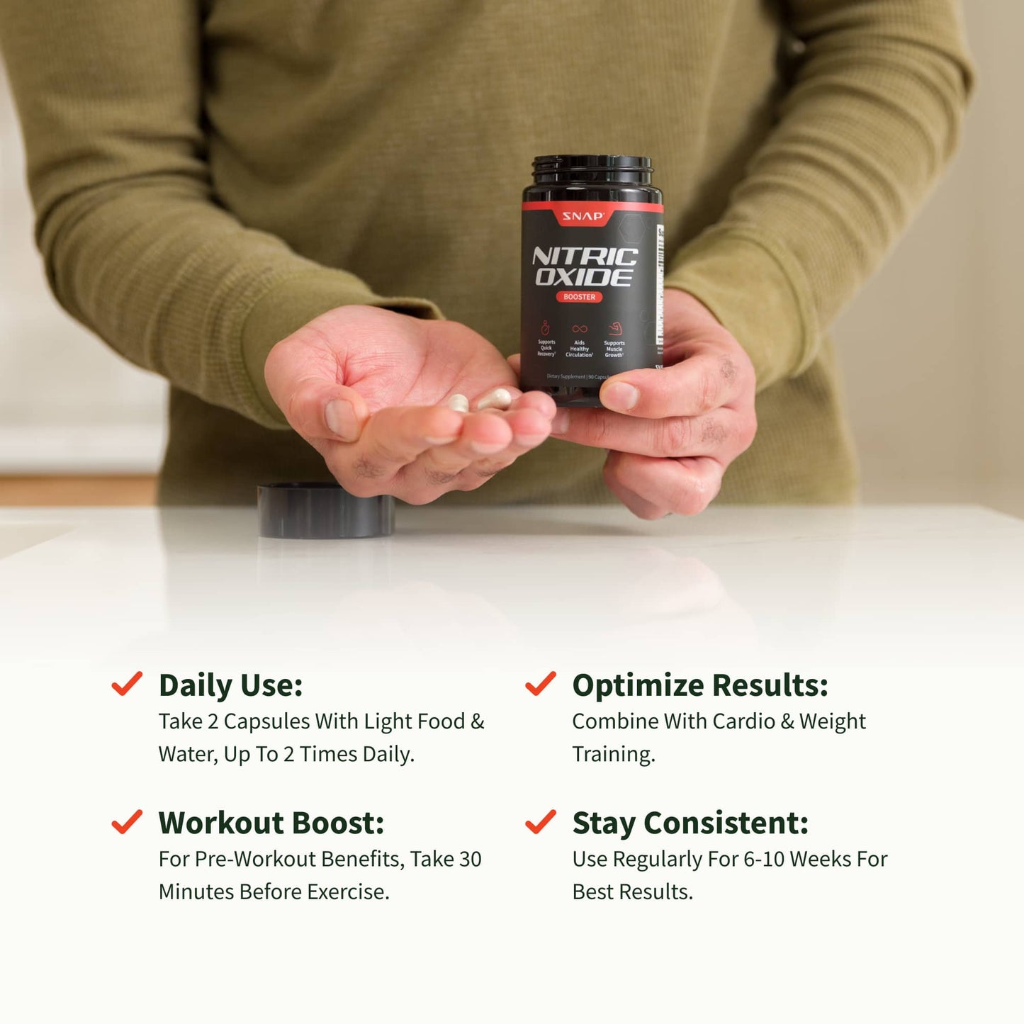 Nitric Oxide + Testo Booster (2+1 BOGO)