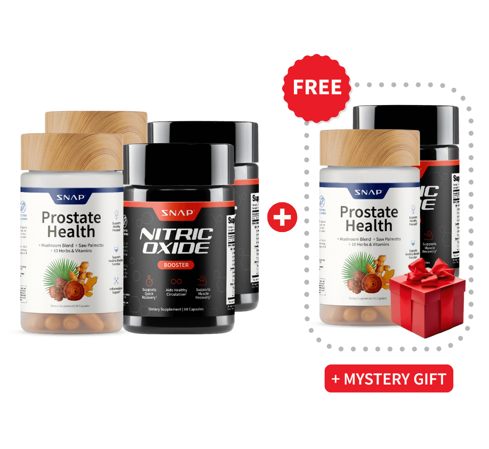 Prostate Health + Nitric Oxide - Buy 2, Get 1 FREE!