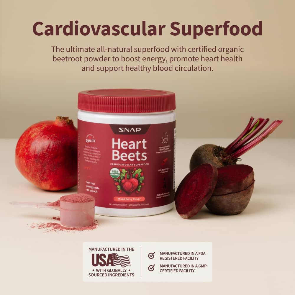 Organic Heart Beets - Cardiovascular Superfood