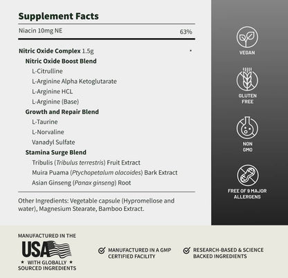 Nitric Oxide Booster (60ct)