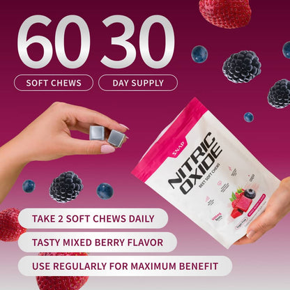 Nitric Oxide Beet Soft Chews - Buy 2, Get 1 Free!