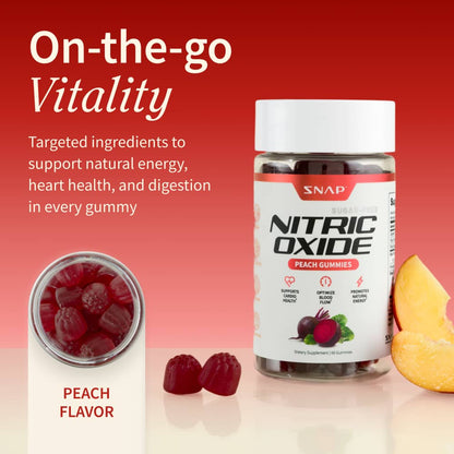 Nitric Oxide Gummies - Peach Flavor