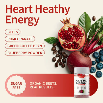 Nitric Oxide Gummies (Peach Flavor) - Buy 2, Get 1 FREE!