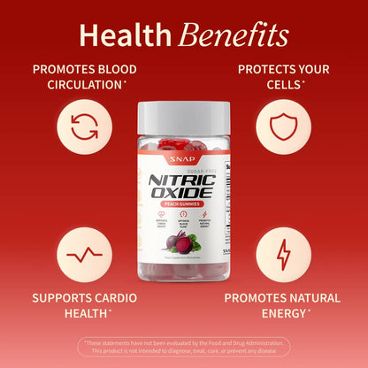 Nitric Oxide Gummies - Peach Flavor