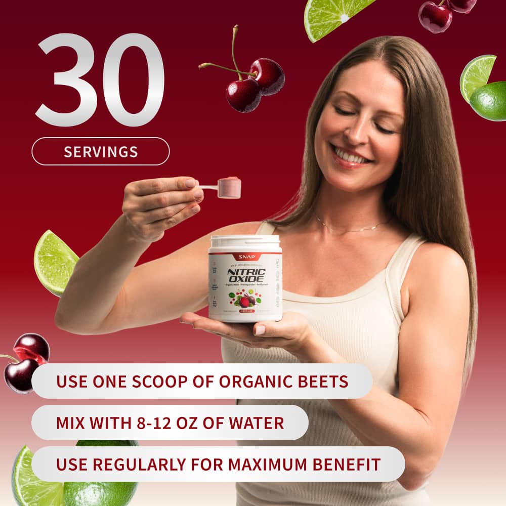 Nitric Oxide Organic Beets - Cherry Lime Flavor