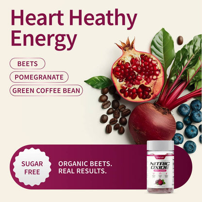 Nitric Oxide Gummies - Buy 1, Get 1 50% Off (Cherry Flavor)