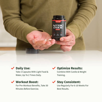 Nitric Oxide Booster + Gummies - Buy 2, Get 1 FREE!
