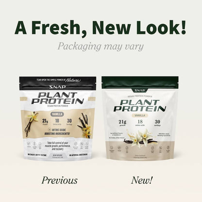 Plant Protein with Nitric Oxide Booster - Vanilla