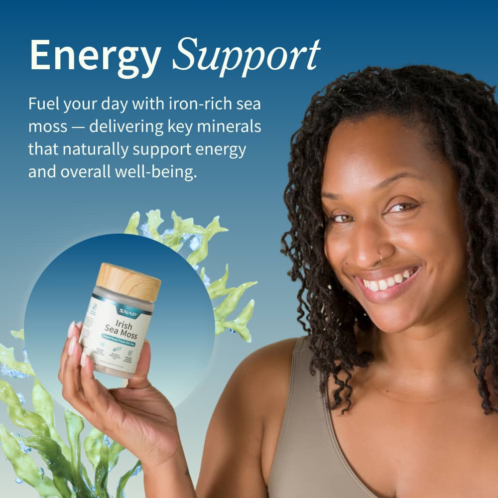 Irish Sea Moss w/ Iodine Energy Support - Buy 2, Get 1 FREE!