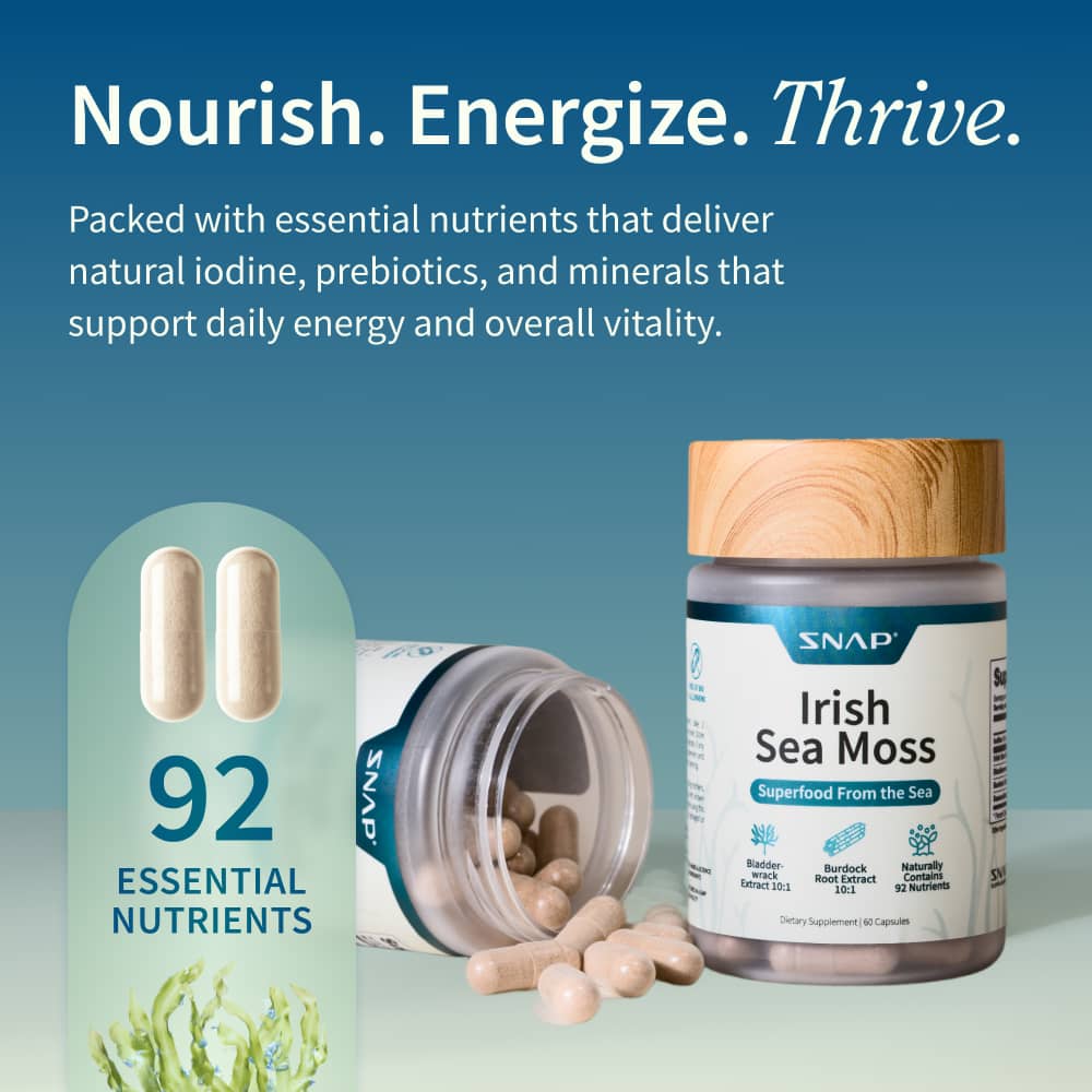 Irish Sea Moss with Iodine Energy Support