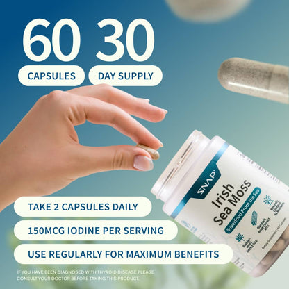 Irish Sea Moss w/ Iodine Energy Support - Buy 2, Get 1 FREE!