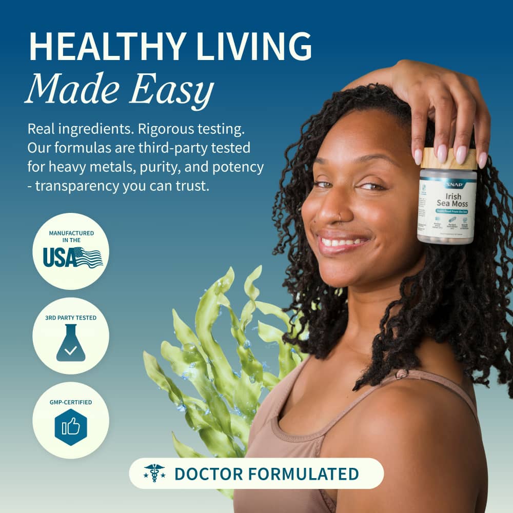 Irish Sea Moss with Iodine Energy Support - Buy 3, Get 2 FREE!