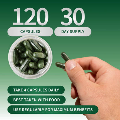 Spirulina + Chlorella - Alkalizing Greens Complex