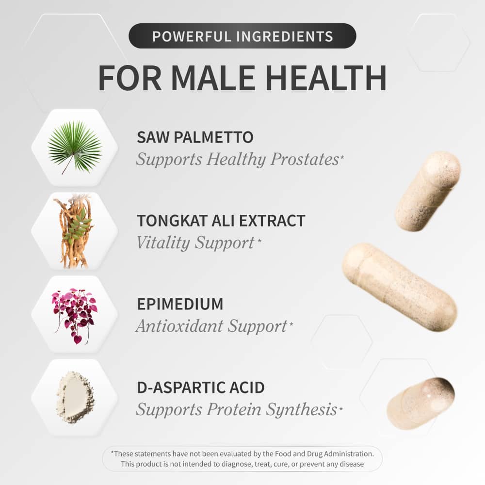 Testo Booster - Natural Men's Vitality Support