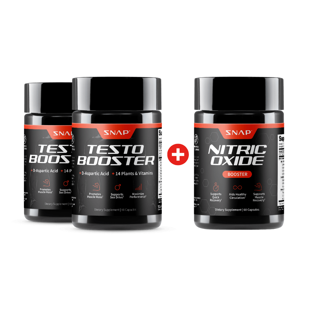 Testo Booster + Nitric Oxide Combo (2+1 BOGO)